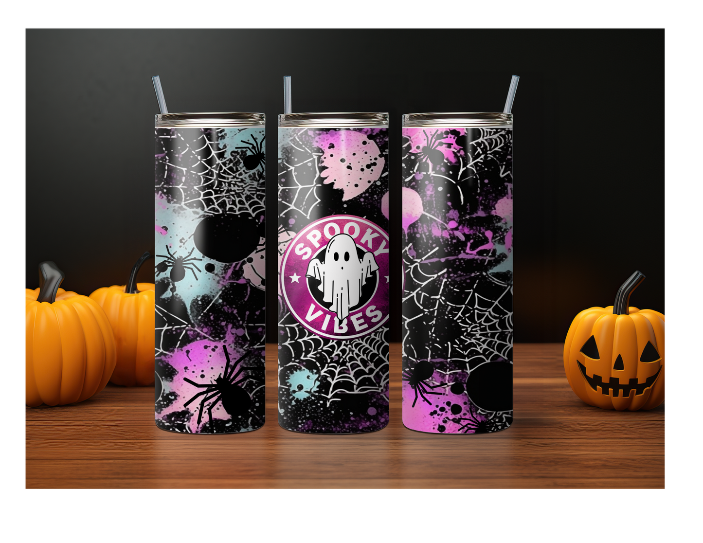 20 oz Spooky Vibes tumbler