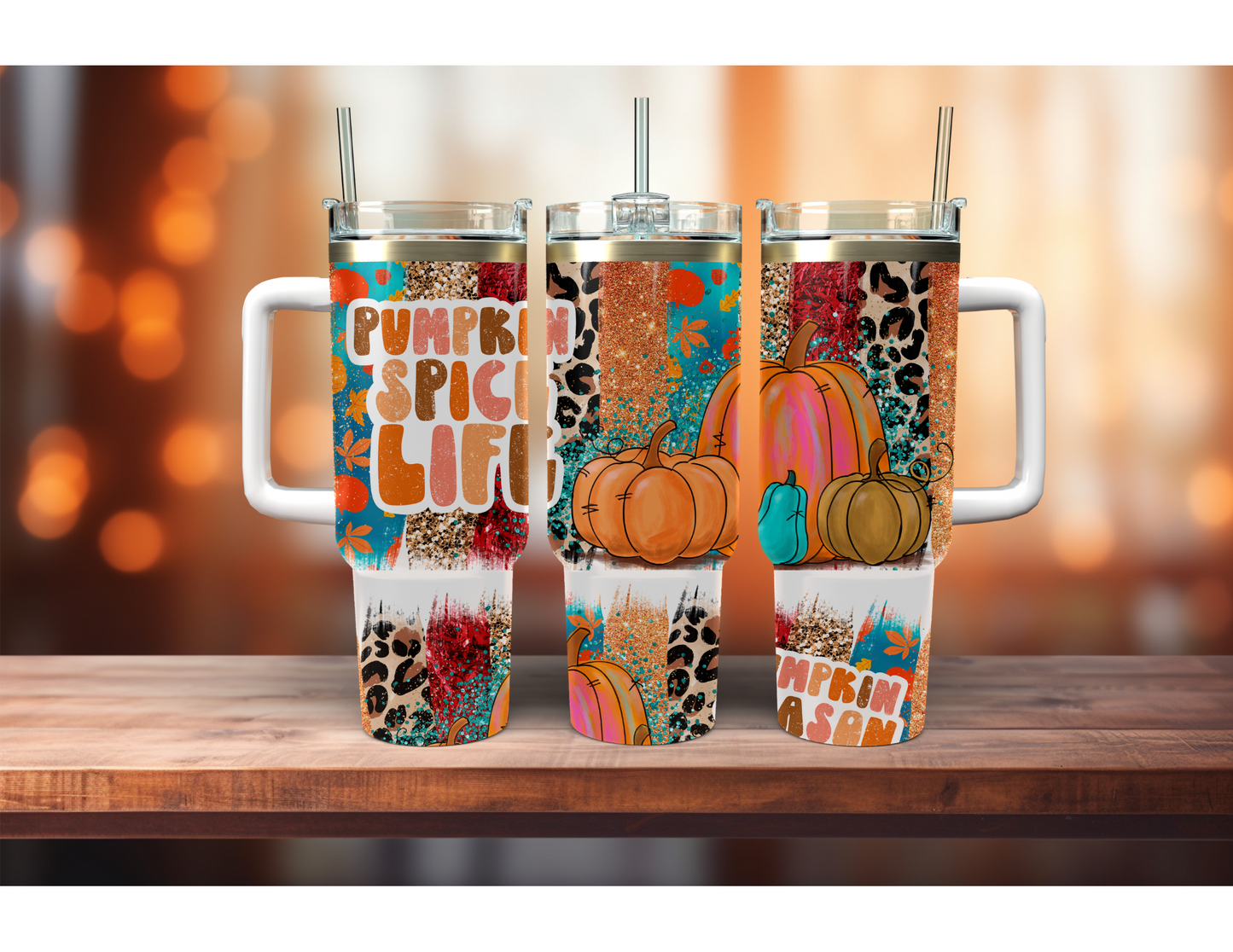 Pumpkin life spice tumbler