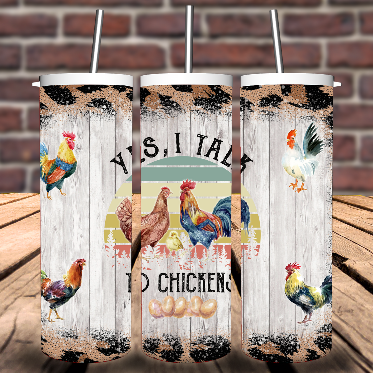 Yes, I talk to chickens