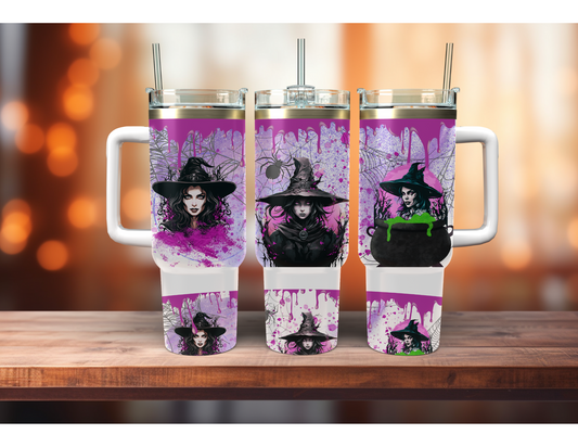 Halloween 3 witches 40oz tumbler