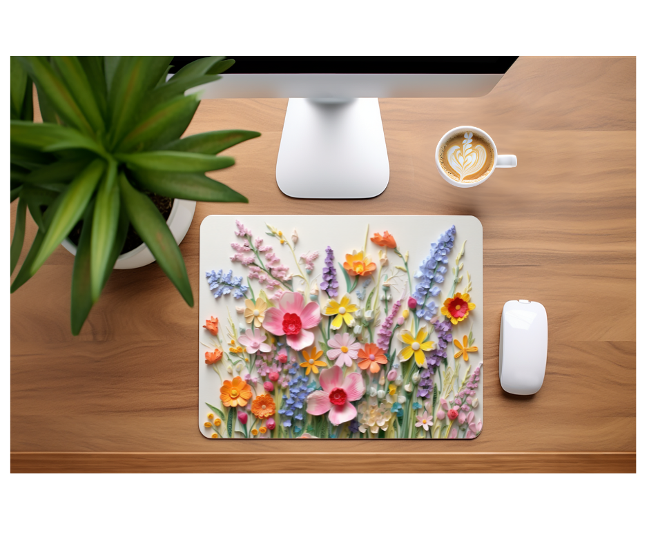 3D Flower Mousepad